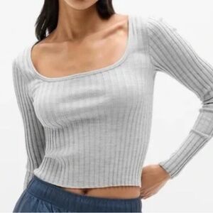 Athleta Eternal Ribbed Knit Top